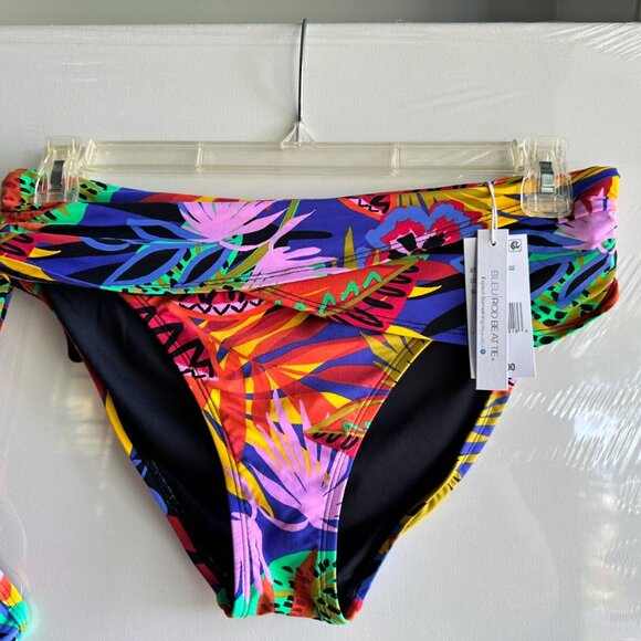 NWT $142 BLEU BY ROD BEATTIE WOMEN'S SWIMSUIT 12 2 PC BIKINI UNDERWIRE - Picture 5 of 10